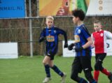 ST D.Z.C. '09/S.K.N.W.K. JO13-1 -Kapelle JO13-2 (competitie) seizoen 2021-2022 (voorjaar - 3e fase)) (75/87)